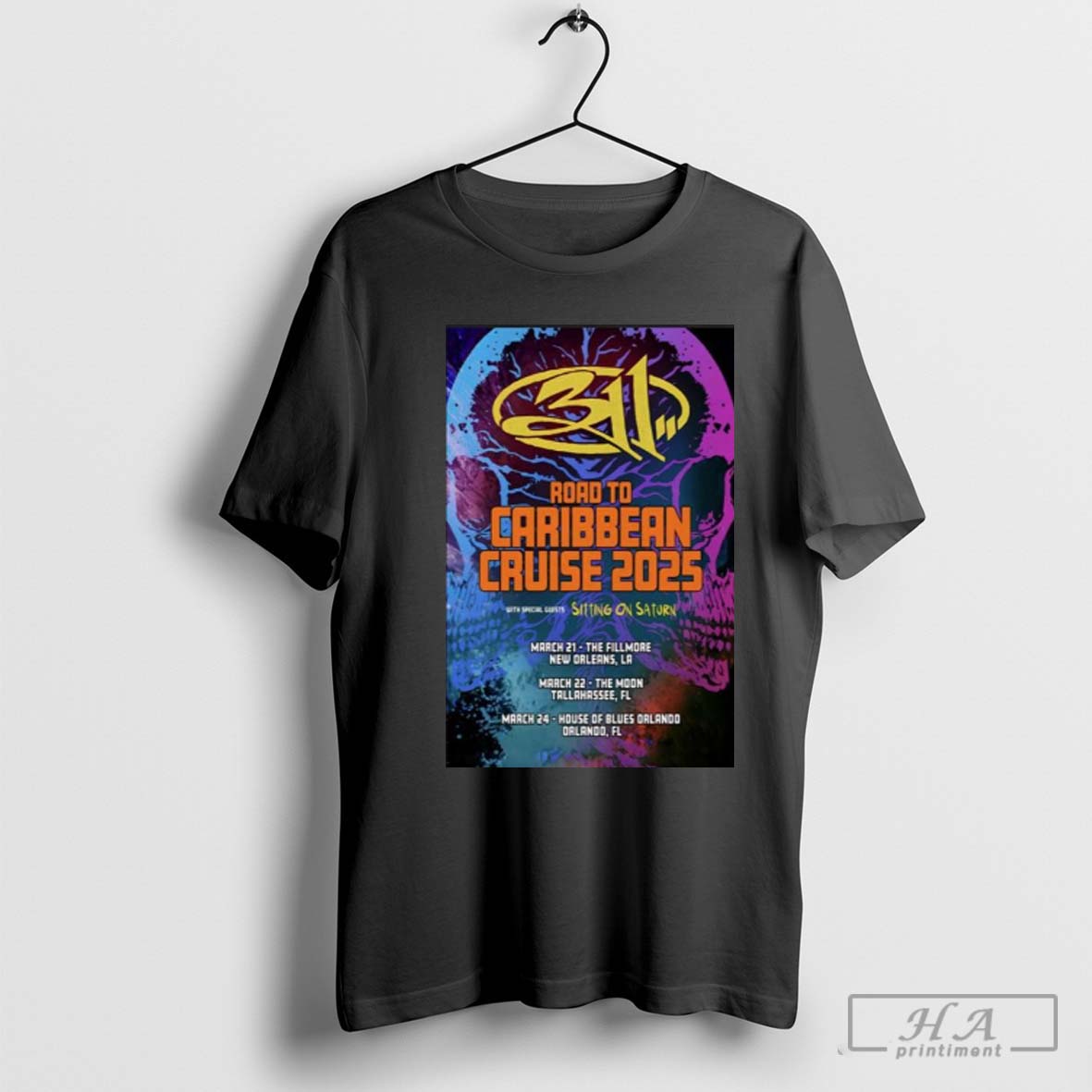 311 Road To Caribbean Cruise On March 2025 Tour Poster T Shirts