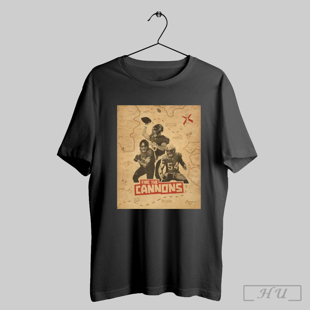 Official Tampa Bay Buccaneers Fire The Cannons For The Bay Conference Championship Wild Card Divisional Poster T Shirt