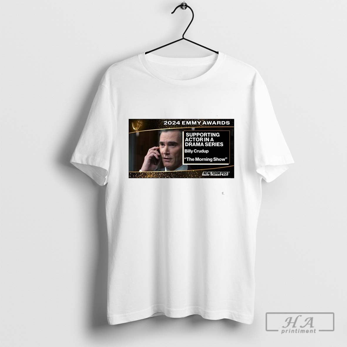 2024 Emmy Awards Billy Crudup wins Outstanding Supporting Actor in a Drama Series for The Morning Show Shirt