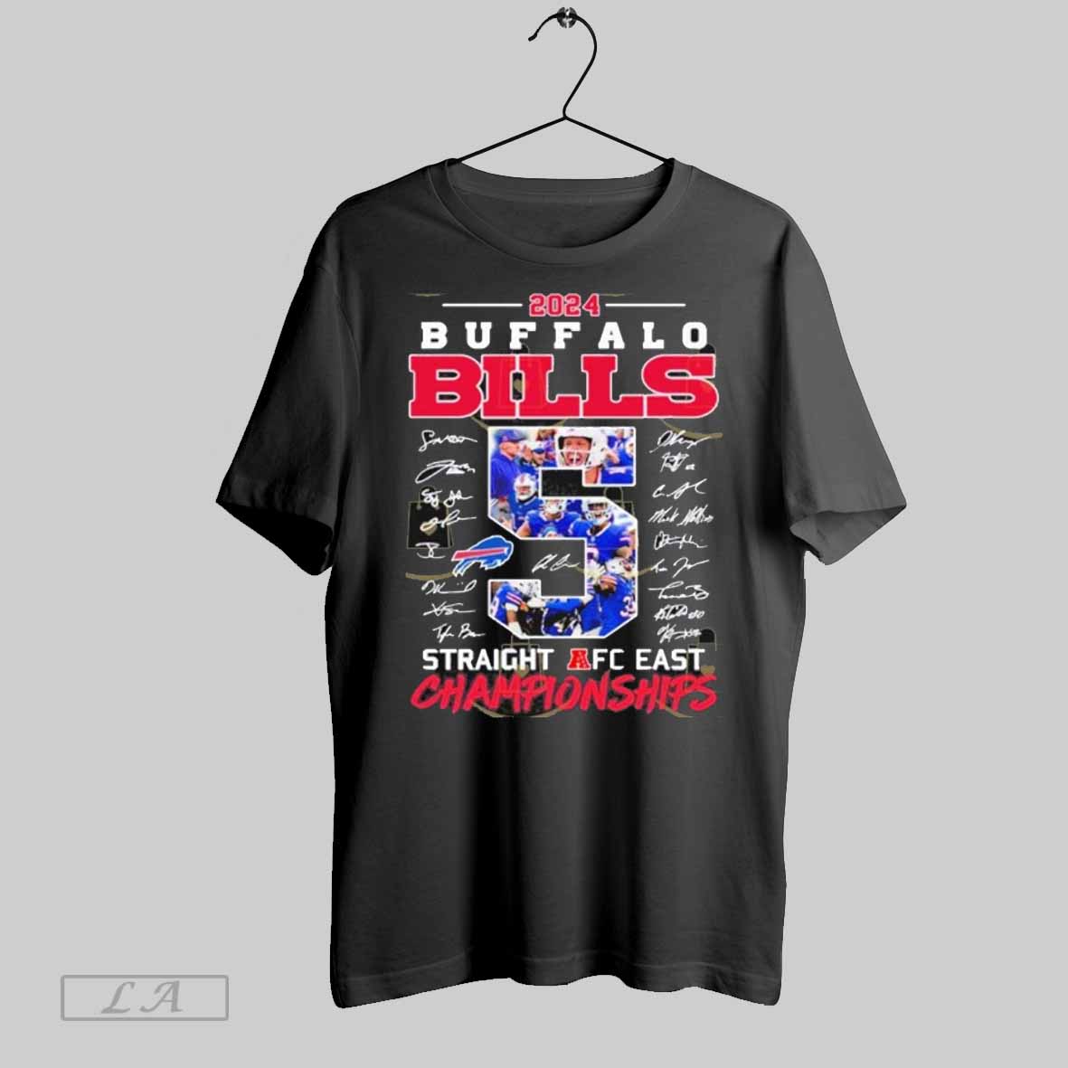2024 Buffalo Bills Straight Afc East Championship Signature T Shirt