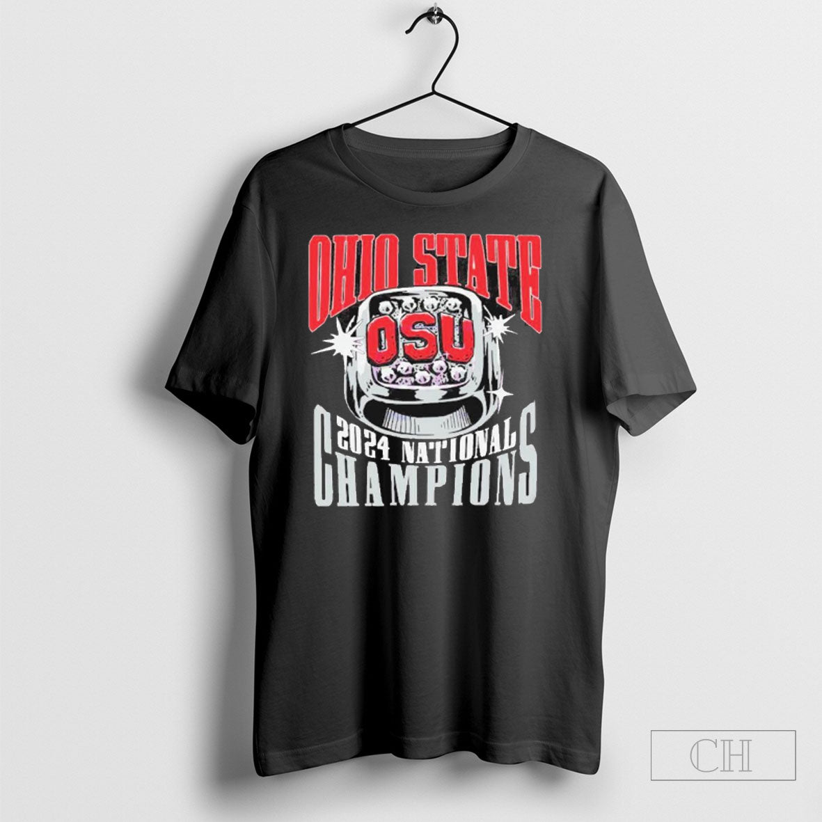 Ohio State Buckeyes Osu 2024 National Champions Ring Shirt