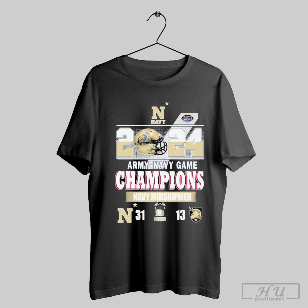 2024 Army Navy Game Champions Navy Midshipmen 31 13 Unisex T Shirt