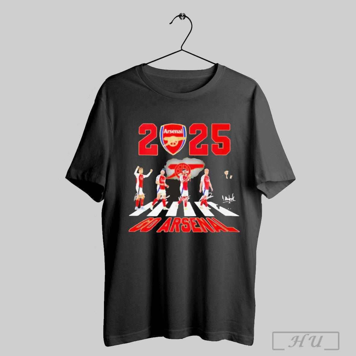 2025 Arsenal Abbey Road Signatures T Shirt