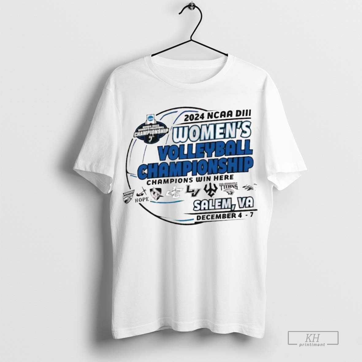 2024 NCAA DIII women’s volleyball Championship Champions win here Salem VA shirt