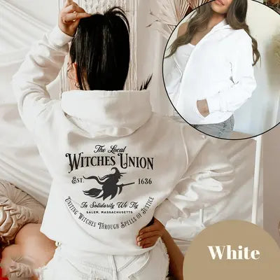 Witch hoodie halloween witches union hoodie salem