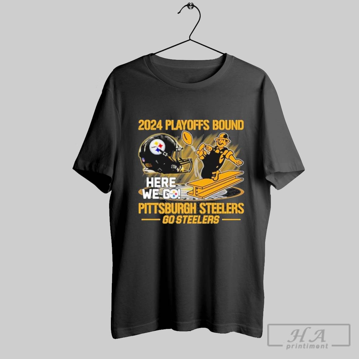 2024 Playoffs Bound Pittsburgh Steelers Go Steelers T Shirt