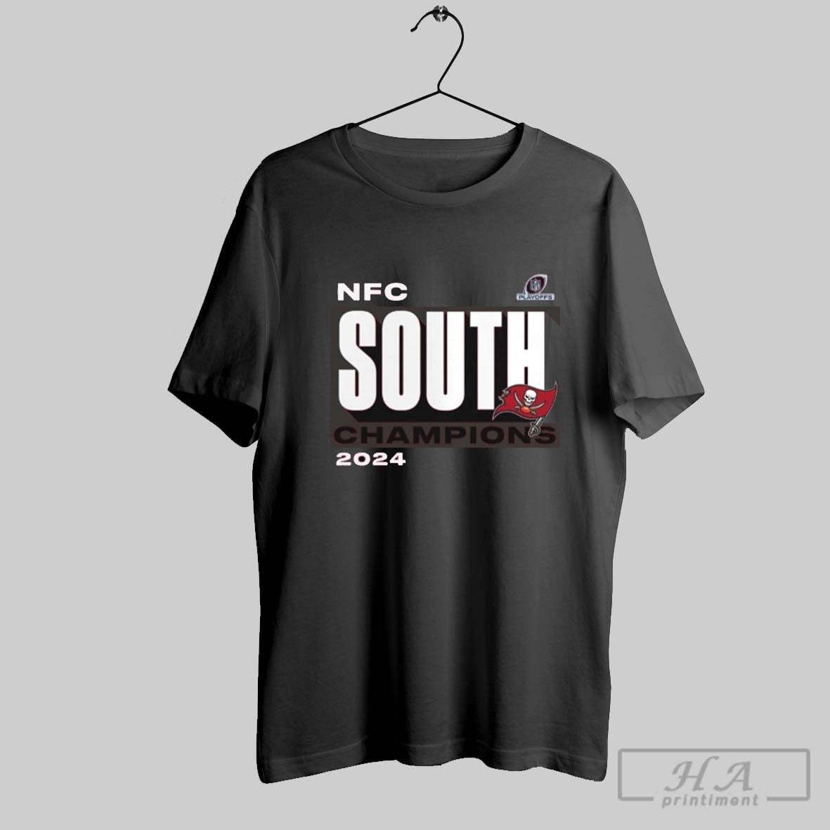 Official Tampa Bay Buccaneers Win New Orleans Saints Nfc South Champions 2024 Nfl Playoffs Jan 5 2025 T Shirt