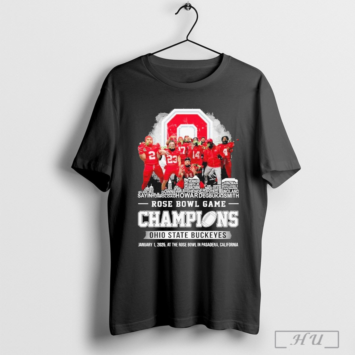 Rose Bowl Game Champions 2025 Ohio State Buckeyes Team Shirt