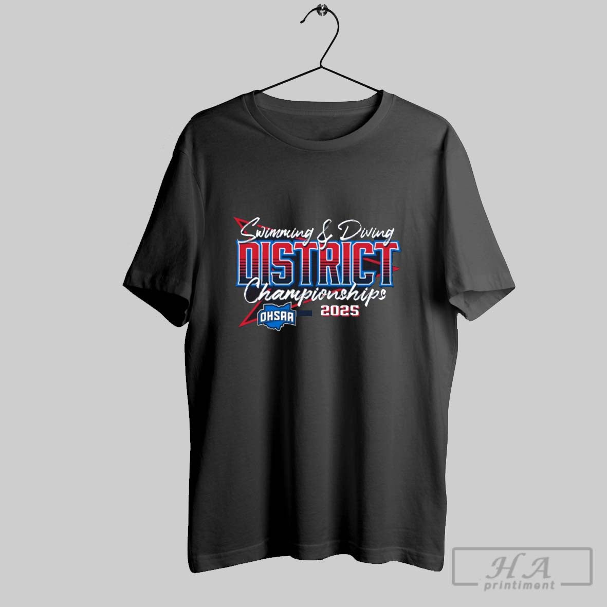2025 Ohsaa Swimming And Diving District Championships Shirt