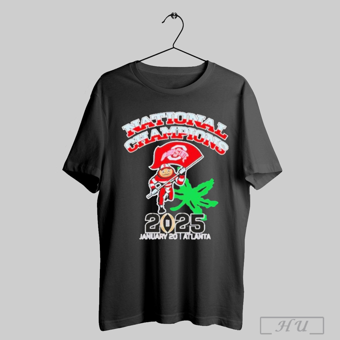Ohio State Buckeyes 2025 National Champions Mascot T Shirt Sweatshirt Poster