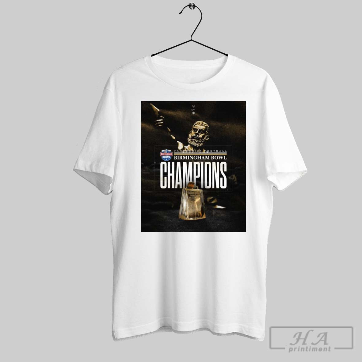 Official Poster Vanderbilt Commodores Birmingham Bowl Football Champions 2024 Bowl Football Season T Shirt