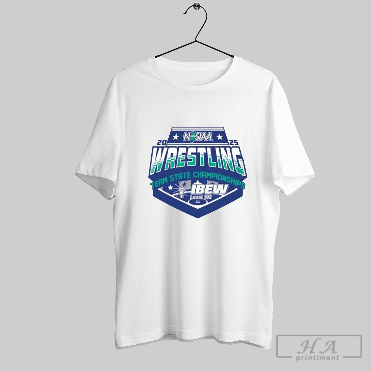 2025 Njsiaa Wrestling Team State Championship T Shirt