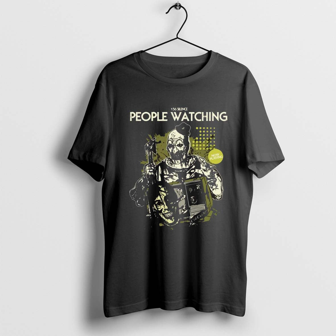 156 Silence People Watching T-shirt