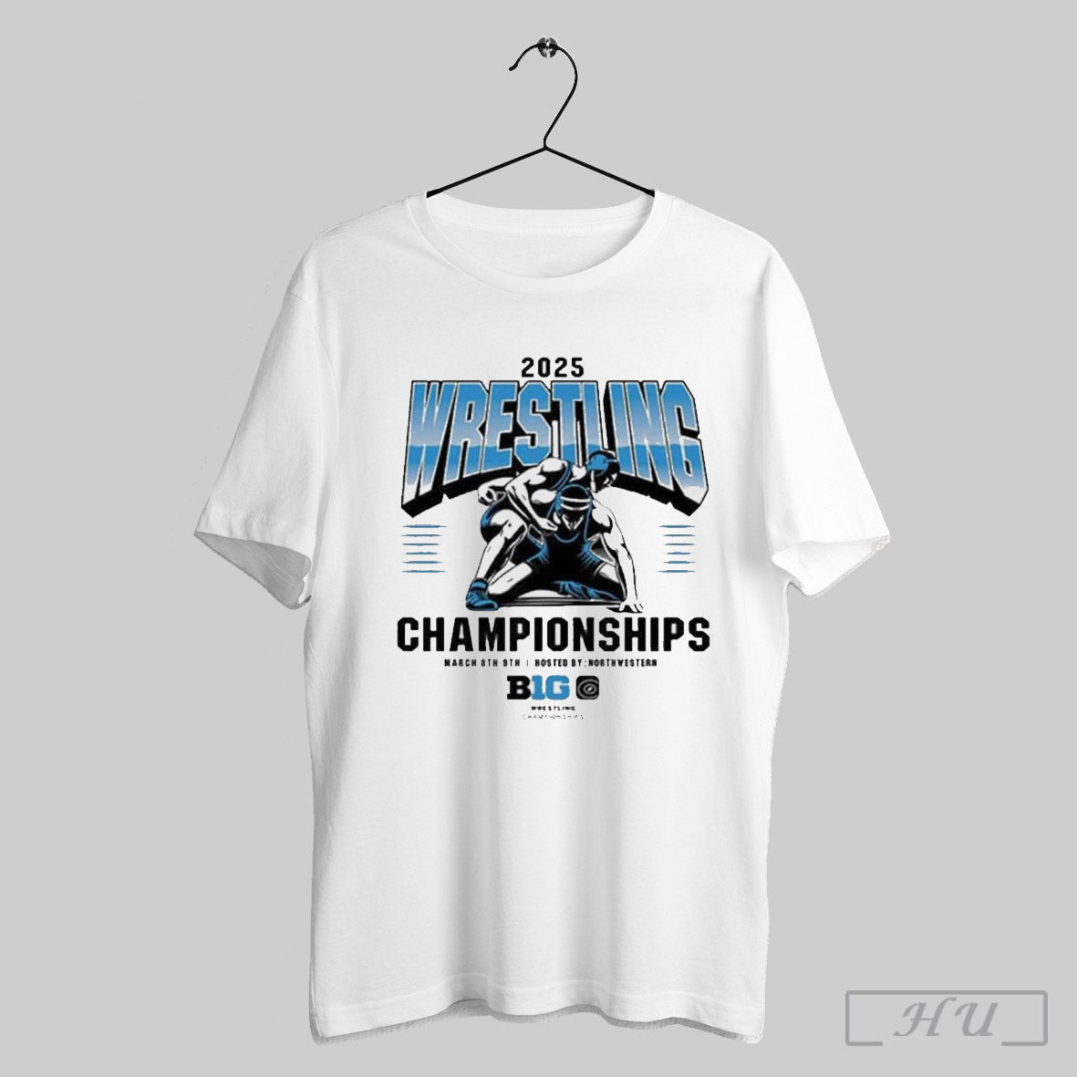 Big Ten White Rally 2025 Wrestling Championship T Shirt Sweatshirt