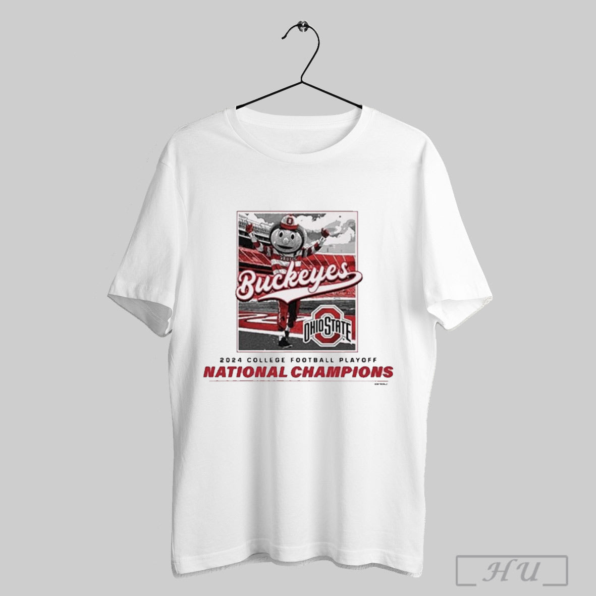 Ohio State Buckeyes College Football Playoff 2024 National Champions Stadium Mascot T Shirts Sweatshirt Hoodies Poster