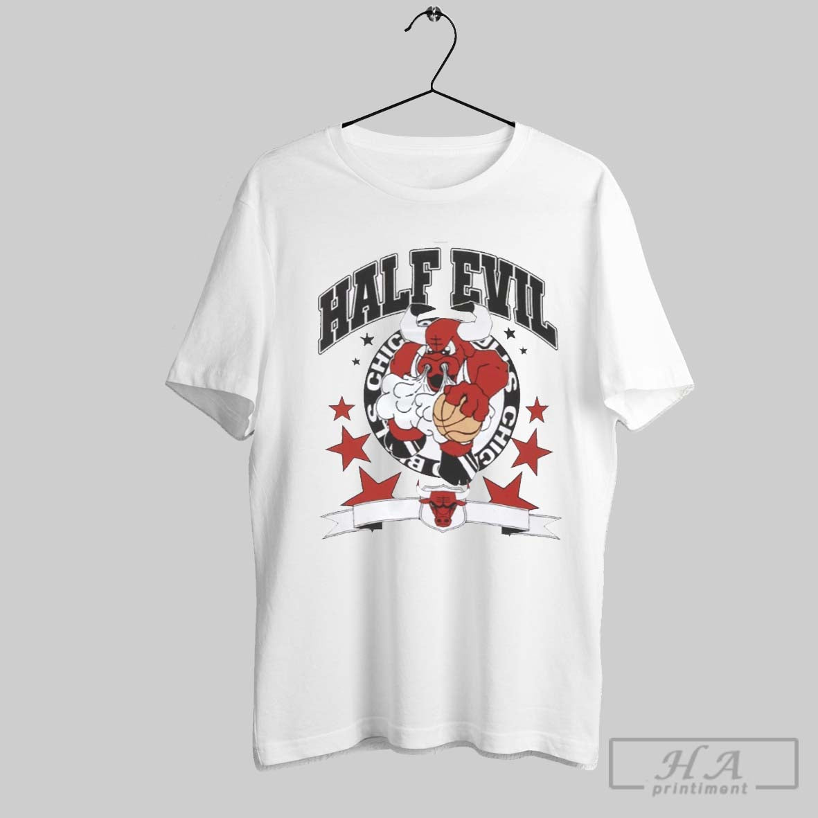 333 Half Evil Bulls Cartoon Character Limited 2025 T Shirt