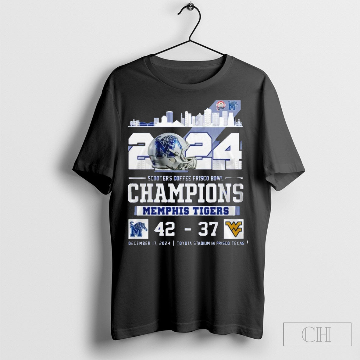 2024 Scooters Coffee Frisco Bowl Champions Memphis Tigers Shirt Sweater