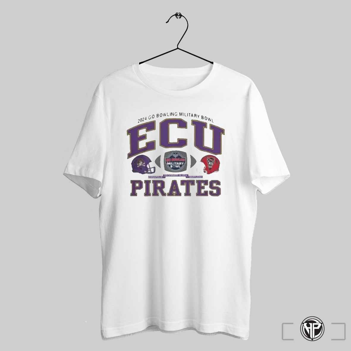 2024 Go Bowling Military Bowl East Carolina Pirates Vs Nc State Wolfpack Dec 28 T Shirt Trendy Sweatshirt