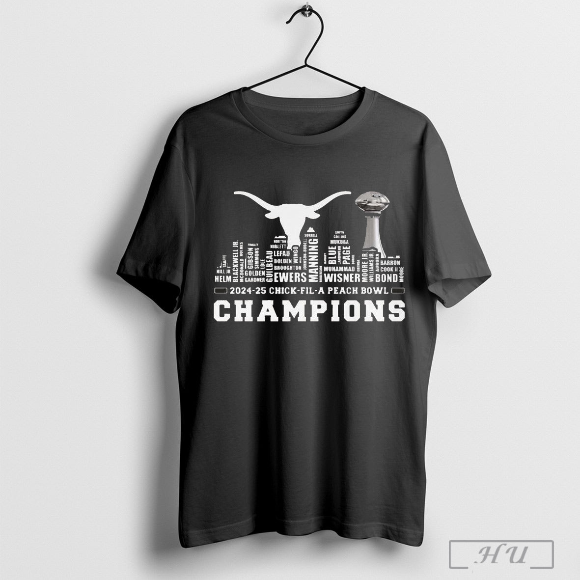 2024 25 Chick Fil A Peach Bowl Champions Skyline Shirt