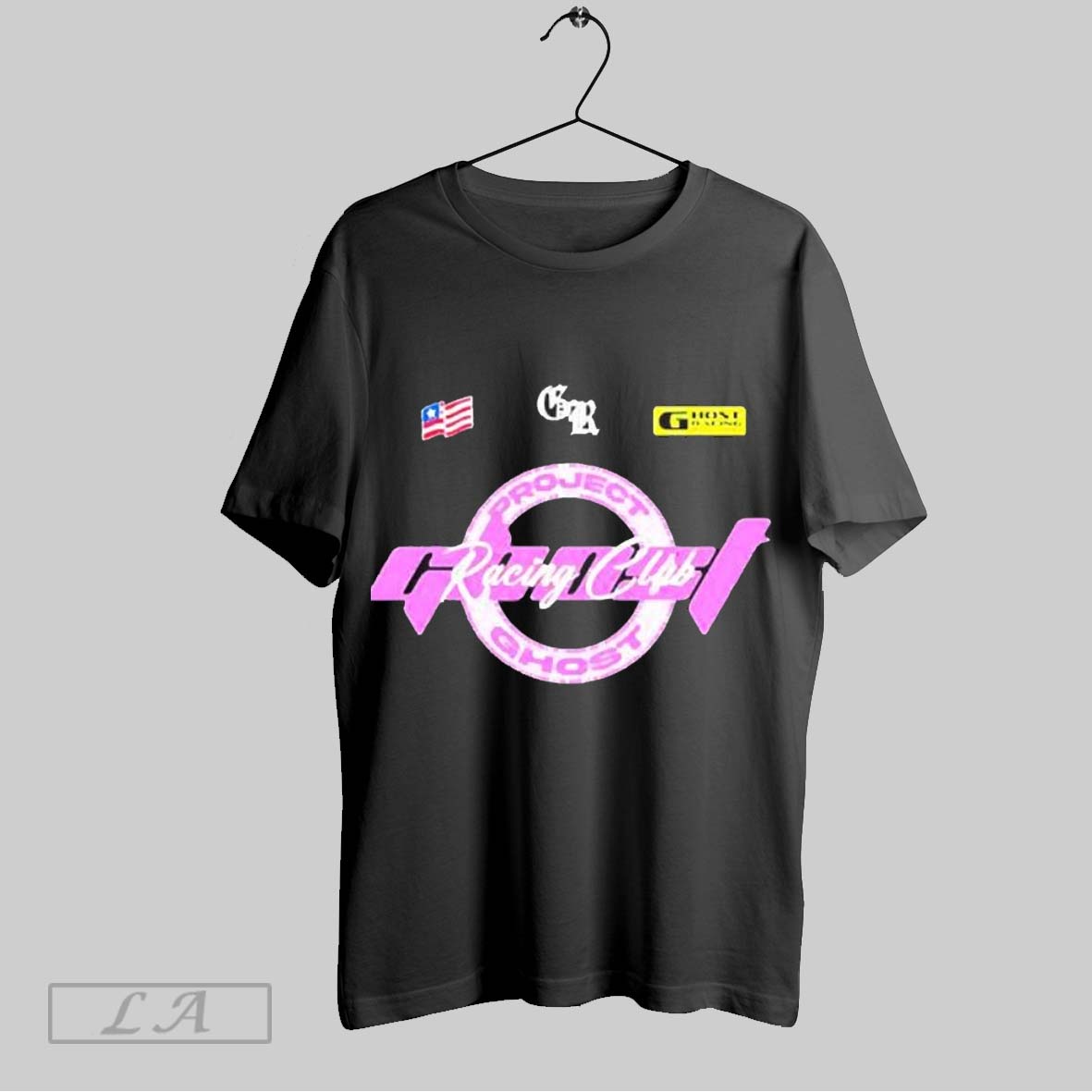 Top Ghost Racing Project Ghost Flag T Shirt