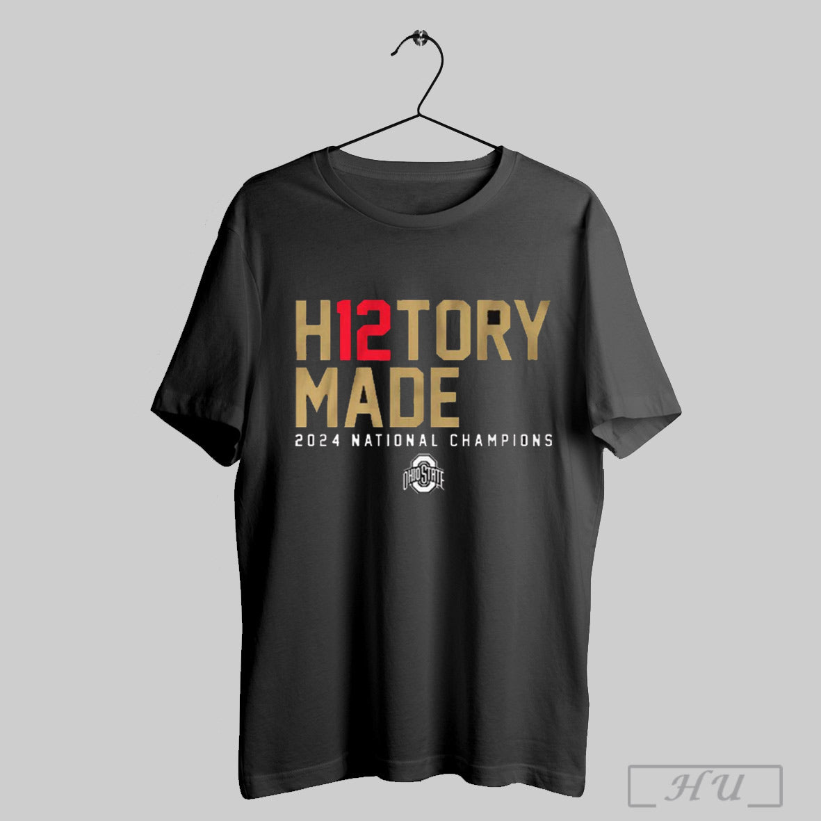 Ohio State Buckeyes Win Notre Dame Fighting Irish Football H12tory Made 2024 National Champions T Shirt Sweatshirt