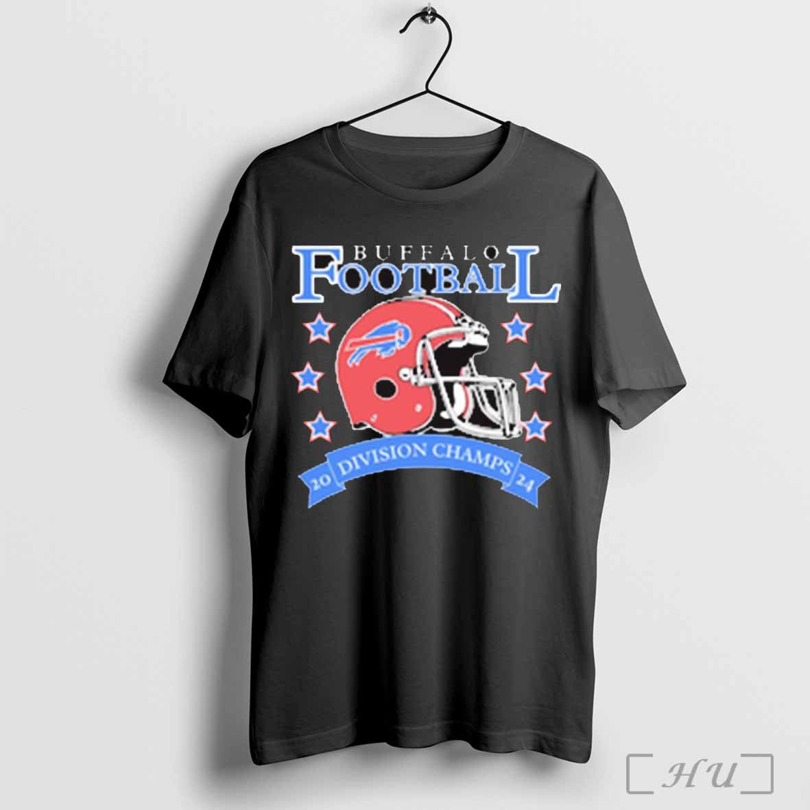Buffalo Bills Football Helmet Division Champions 2024 NFL t-shirt