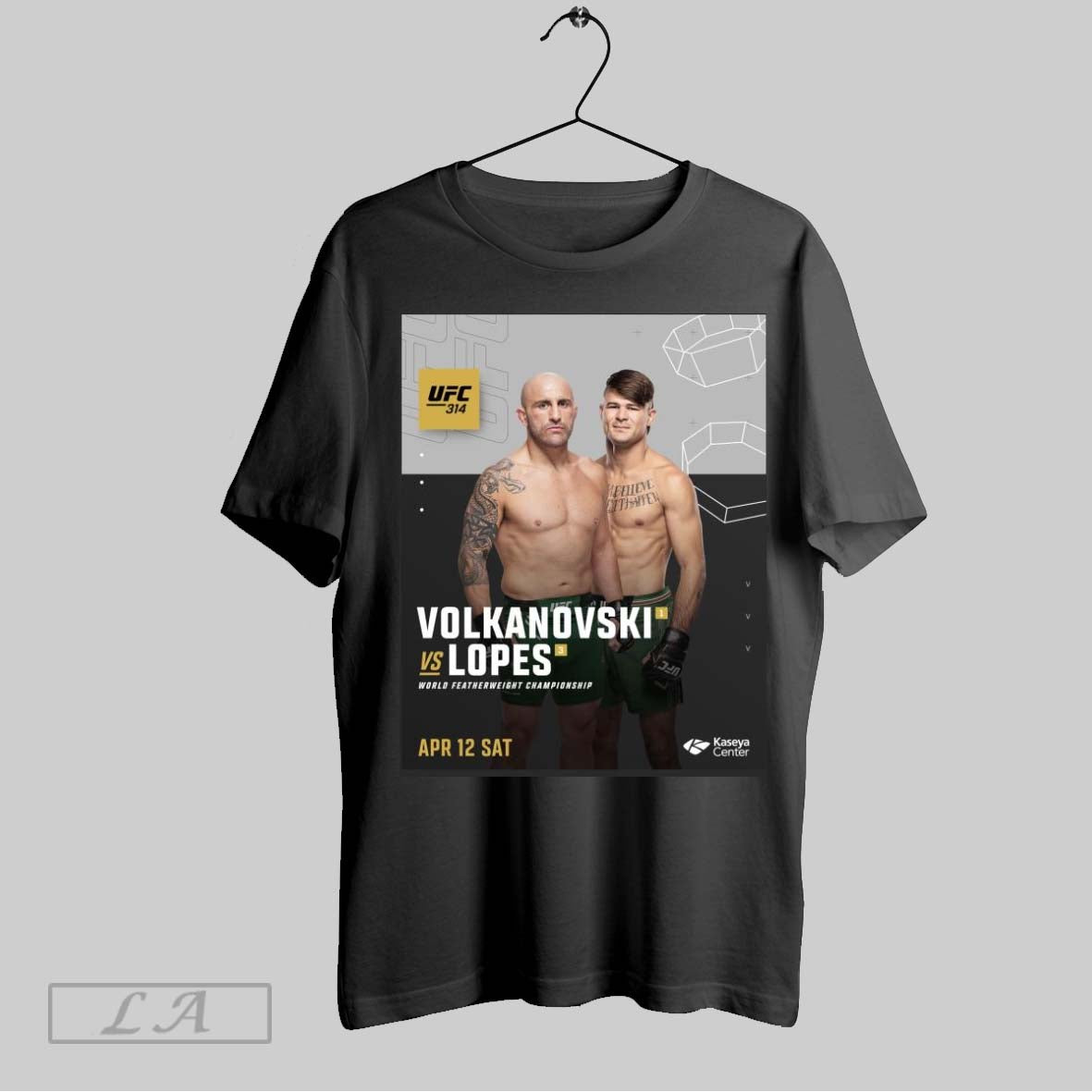Original Poster Ufc 314 Alexander Volkanovski Vs Diego Lopes World Featherweight Championship April 12 2025 Sat