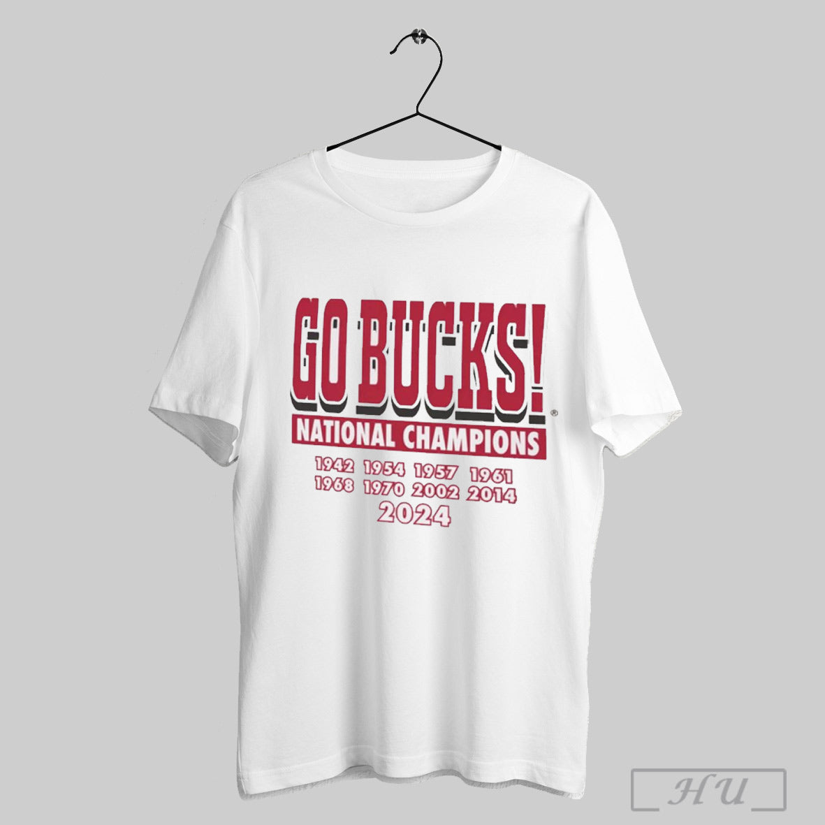 Ohio State Buckeyes 2024 25 College Football Playoff National Champions Multi Champs Go Bucks 1942 2024 T Shirt Sweatshirt Hoodies Poster
