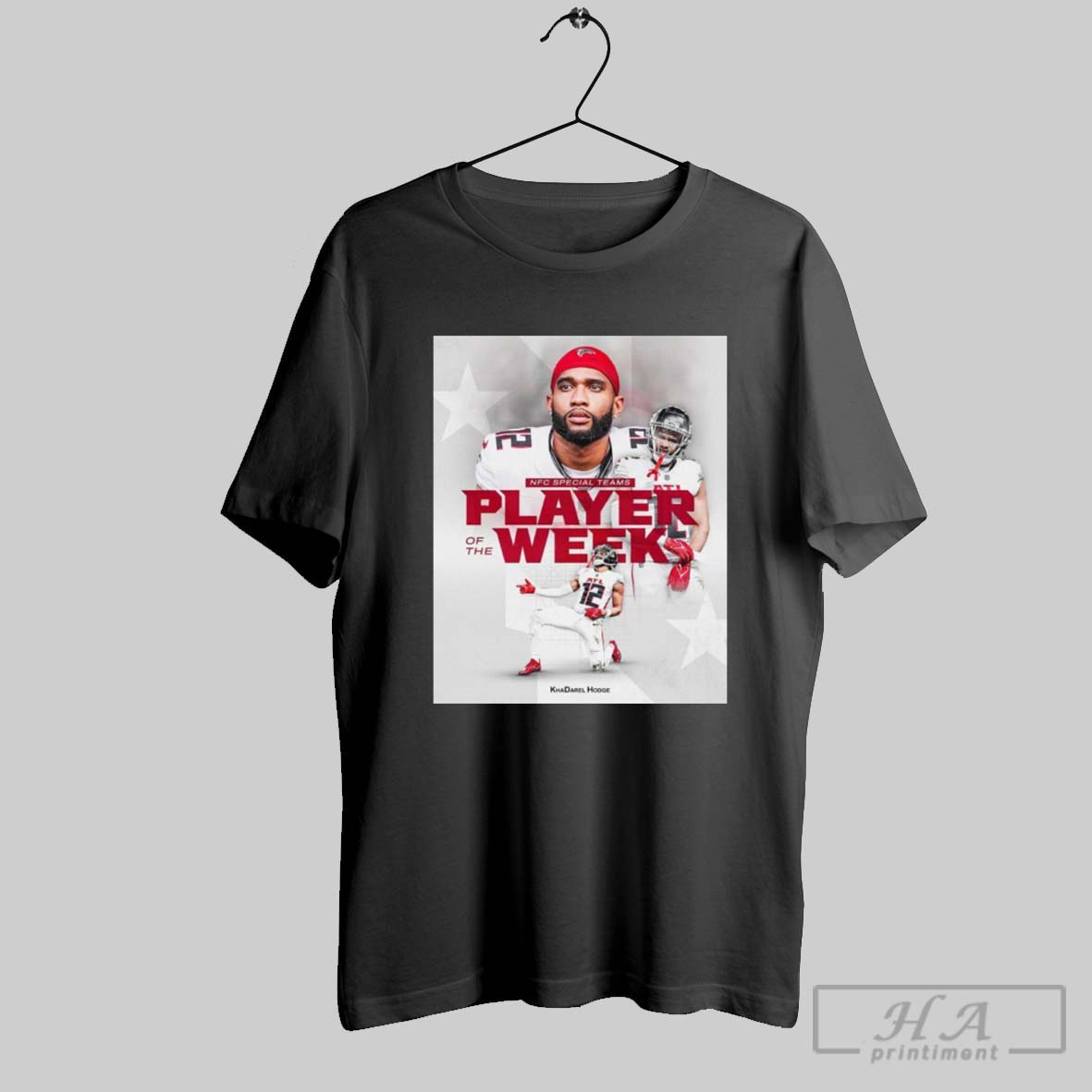 2024 Atlanta Falcons Khadarel Hodge Nfc Special Teams Player Of The Week Poster T Shirt