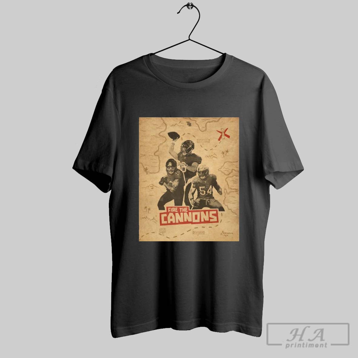 Official Poster Tampa Bay Buccaneers Fire The Cannons For The Bay Conference Championship Wild Card Divisional T Shirt