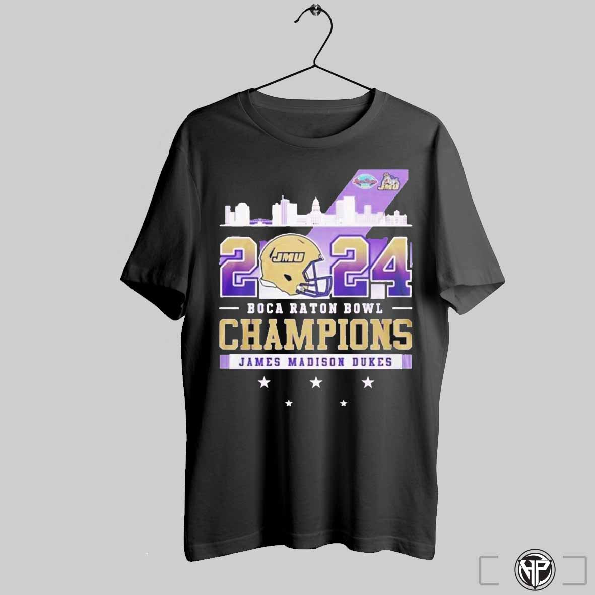 2024 Boca Raton Bowl Champions James Madison Dukes Shirt Trendy Sweatshirt