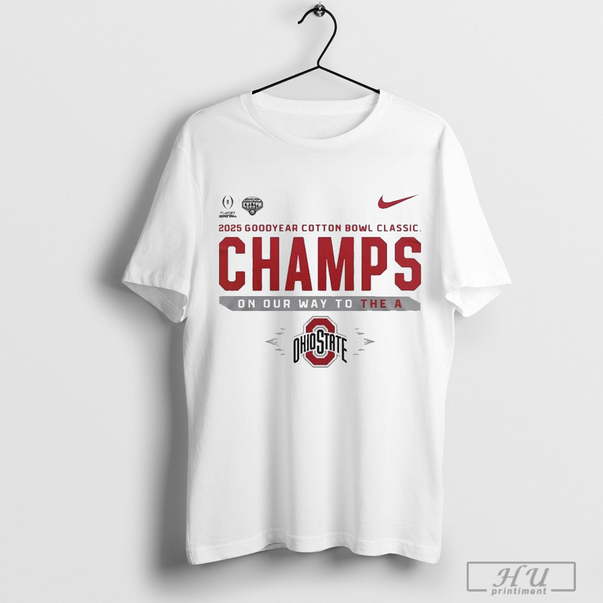 Ohio State Buckeyes On Our Ways To 2025 Cotton Bowl Champions Shirt