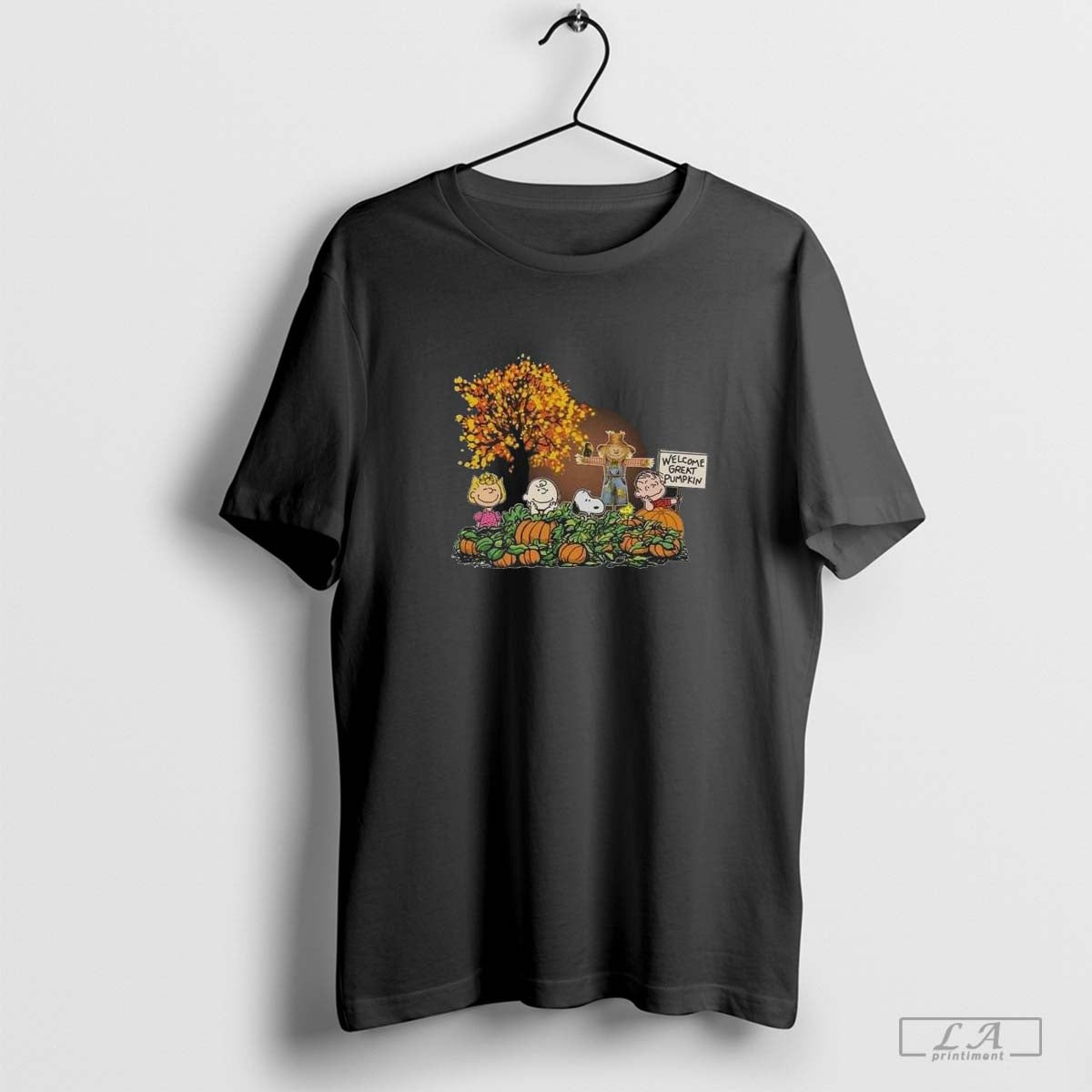 Snoopy And Friends Peanuts Autumn Welcome Great Pumpkin Halloween Shirt