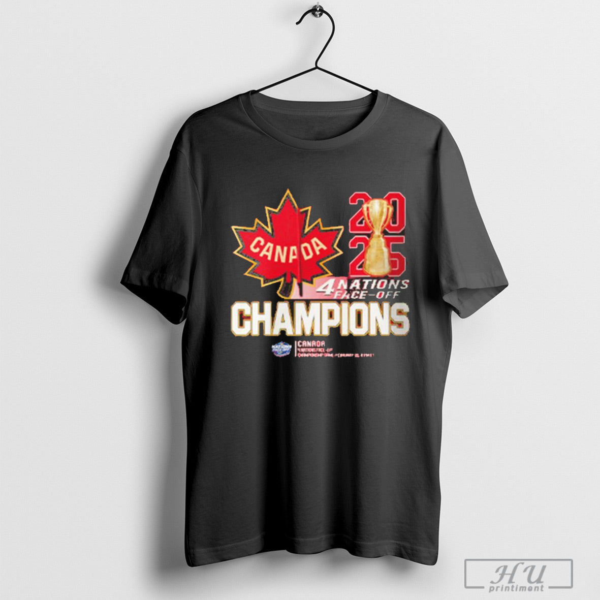 2025 4 Nations Face Off Canada Hockey Logo T Shirt Sweatshirt
