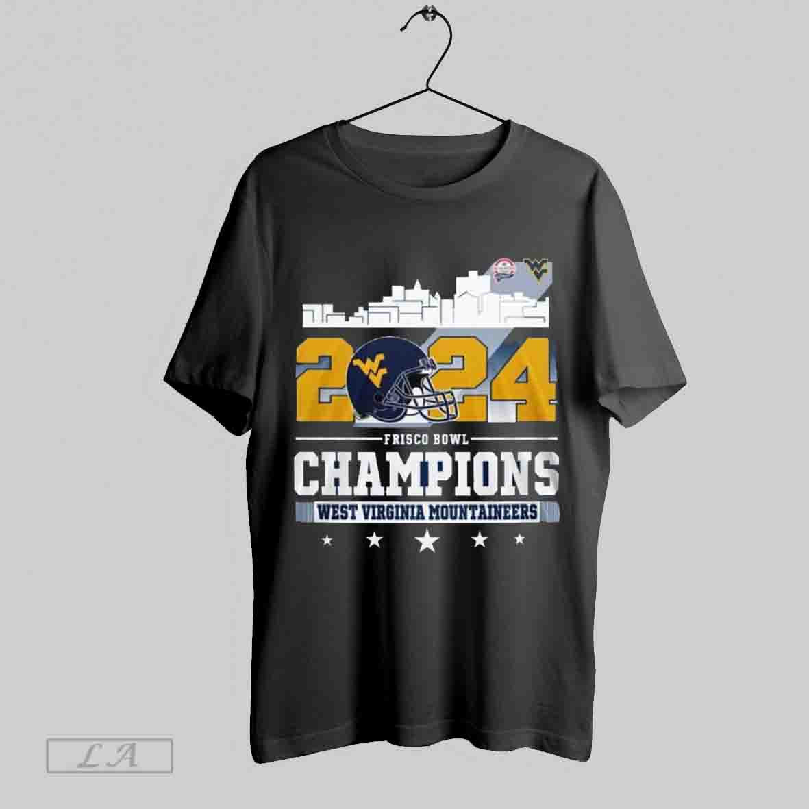 Official West Virginia Mountaineers Champions Of Frisco Bowl 2024 T Shirts