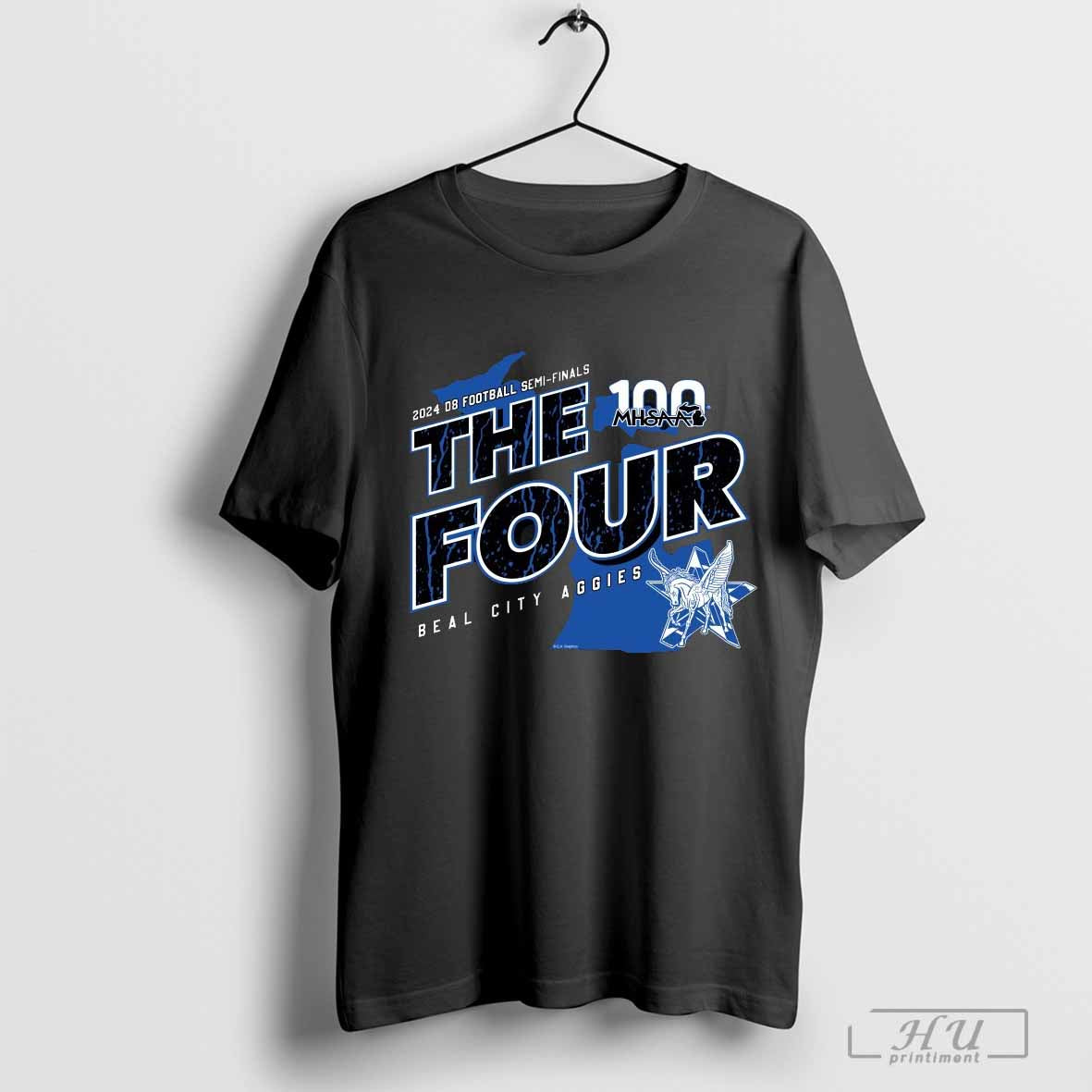 2024 MHSAA Football D8 The Four Beal City Aggies T-Shirt