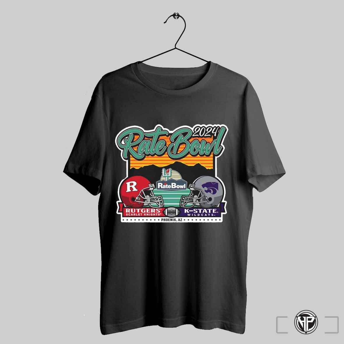 2024 Rate Bowl Matchup Phoenix Face Off Scarlet Knights Rutgers Versus K State Wildcats Vintage Style Unisex T Shirt Trendy Sweatshirt