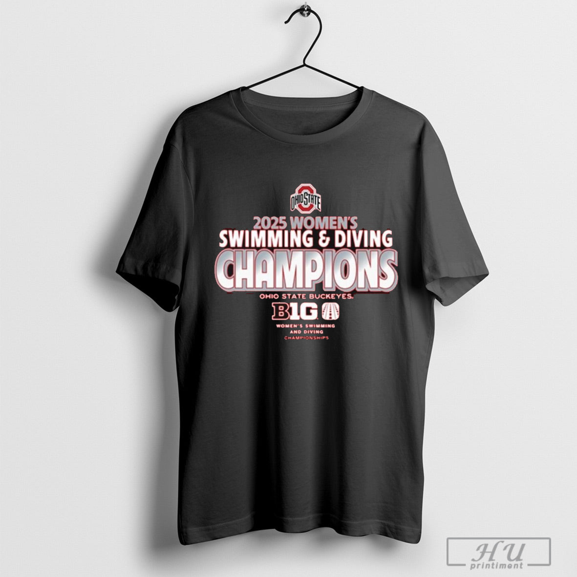 Ohio State Buckeyes 2025 Womens Swimming And Diving Champions Big Ten T Shirts Sweatshirt