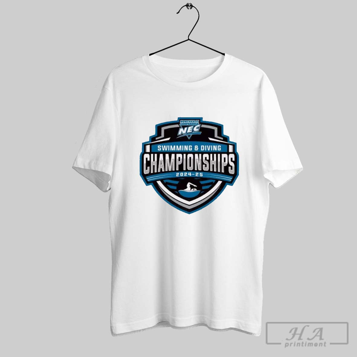 2025 Nec Swimming Diving Championships T Shirt