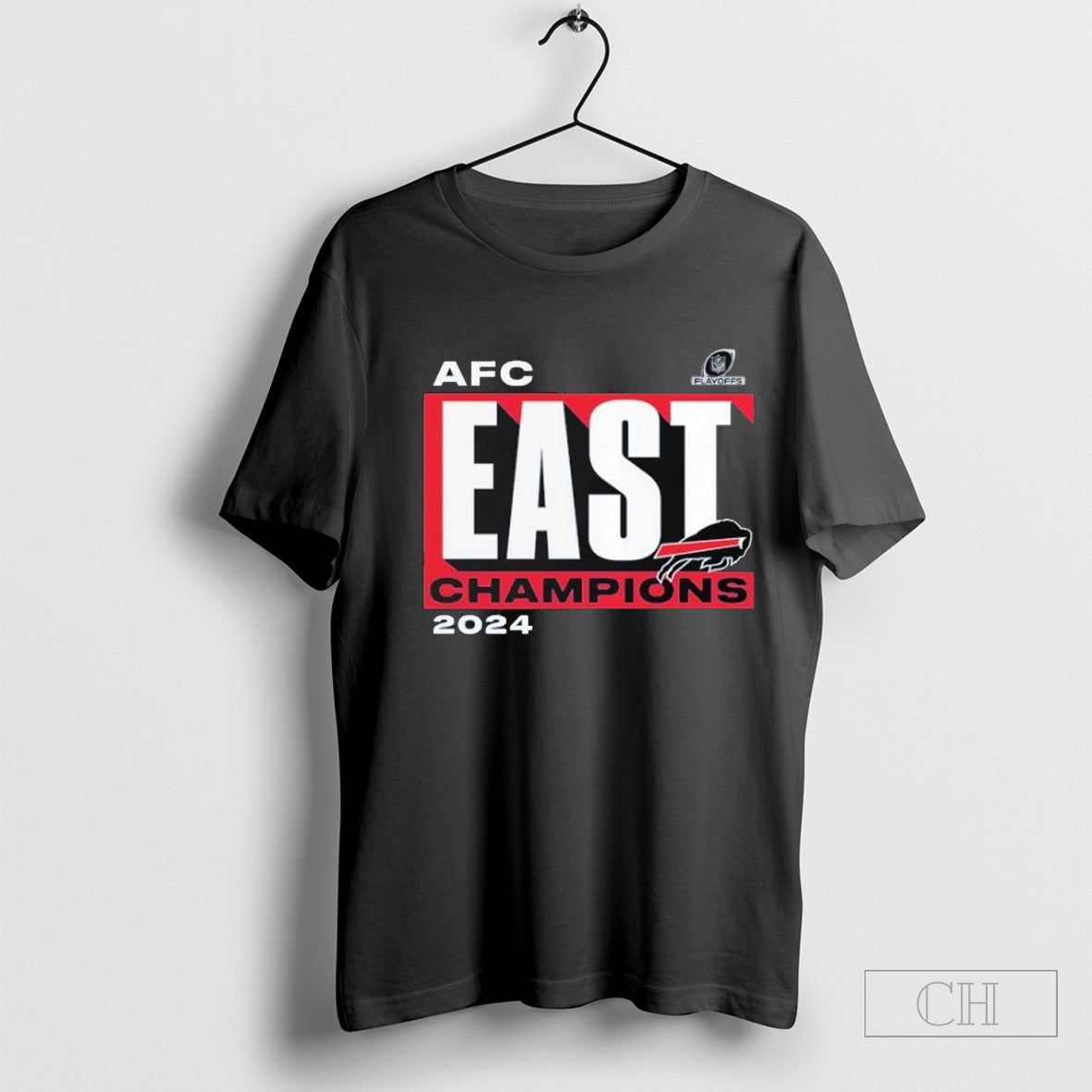 Buffalo Bills 2024 Afc East Division Champions Big &amp; Tall Conquer T-Shirt