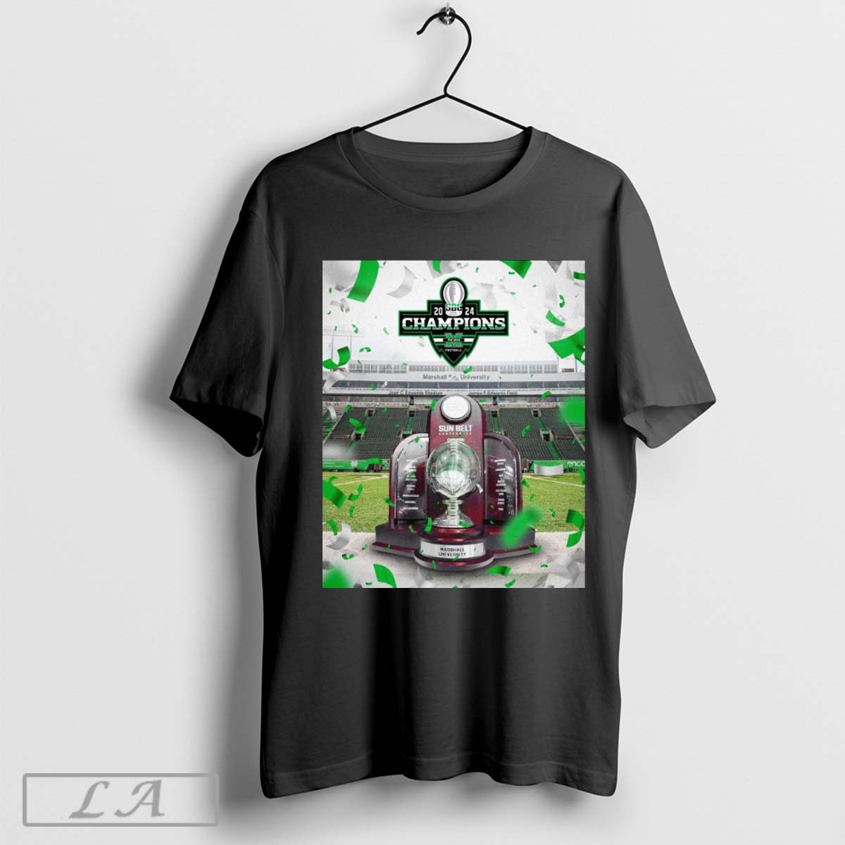 Official The 2024 Sun Belt Conference Champions Is Marshall Thundering Herd Poster T Shirt