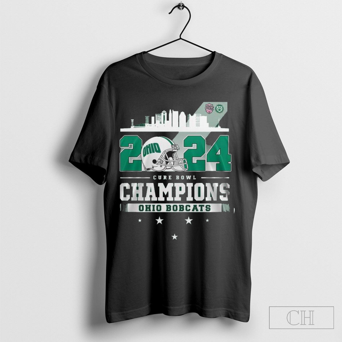 2024 Cure Bowl Champions Ohio Bobcats T Shirt Sweater