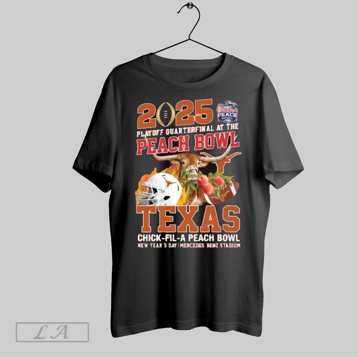 2025 Playoff Quarterfinal At The Peach Bowl Texas Chick Fil A Peach Bowl Shirt