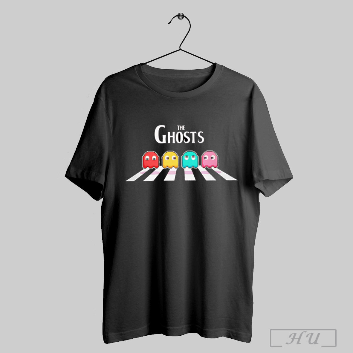 The Ghosts Pac Man Crossing Abbey Road T Shirt Sweatshirt Poster