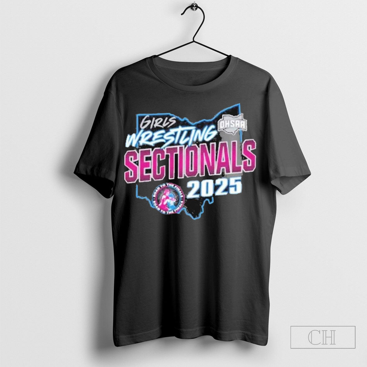 2025 Ohsaa Girls Wrestling Sectionals T Shirt