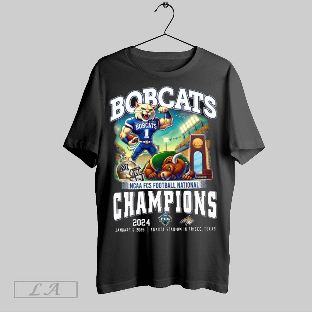 Official Texas State Bobcats Ncaa Fcs Football National Champions 2024 T Shirt