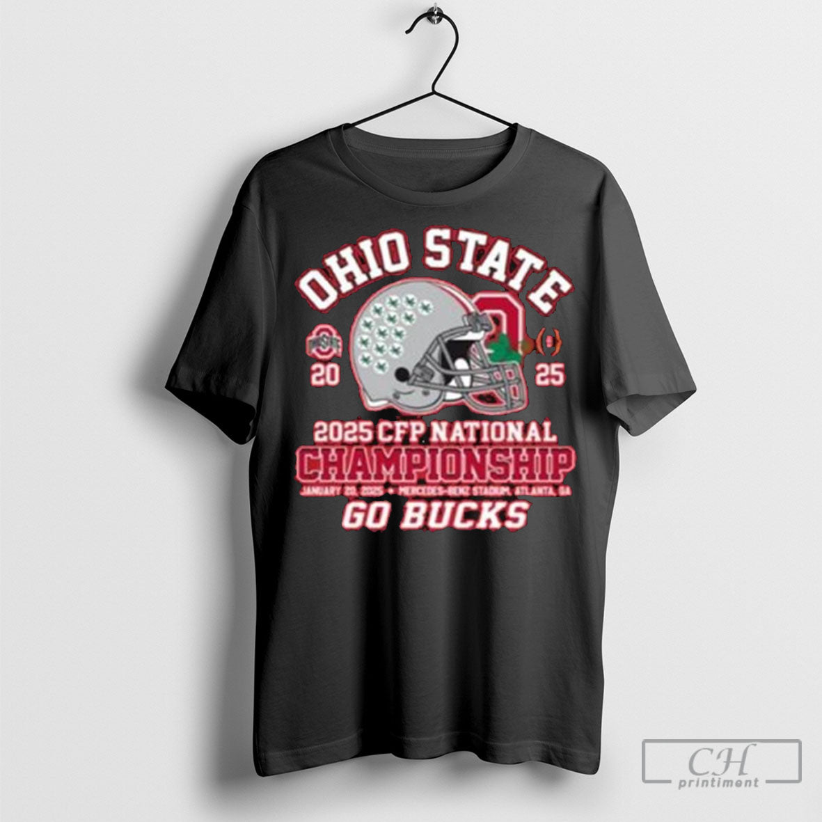 Ohio State 2025 Cfp National Championship Go Bucks T Shirt