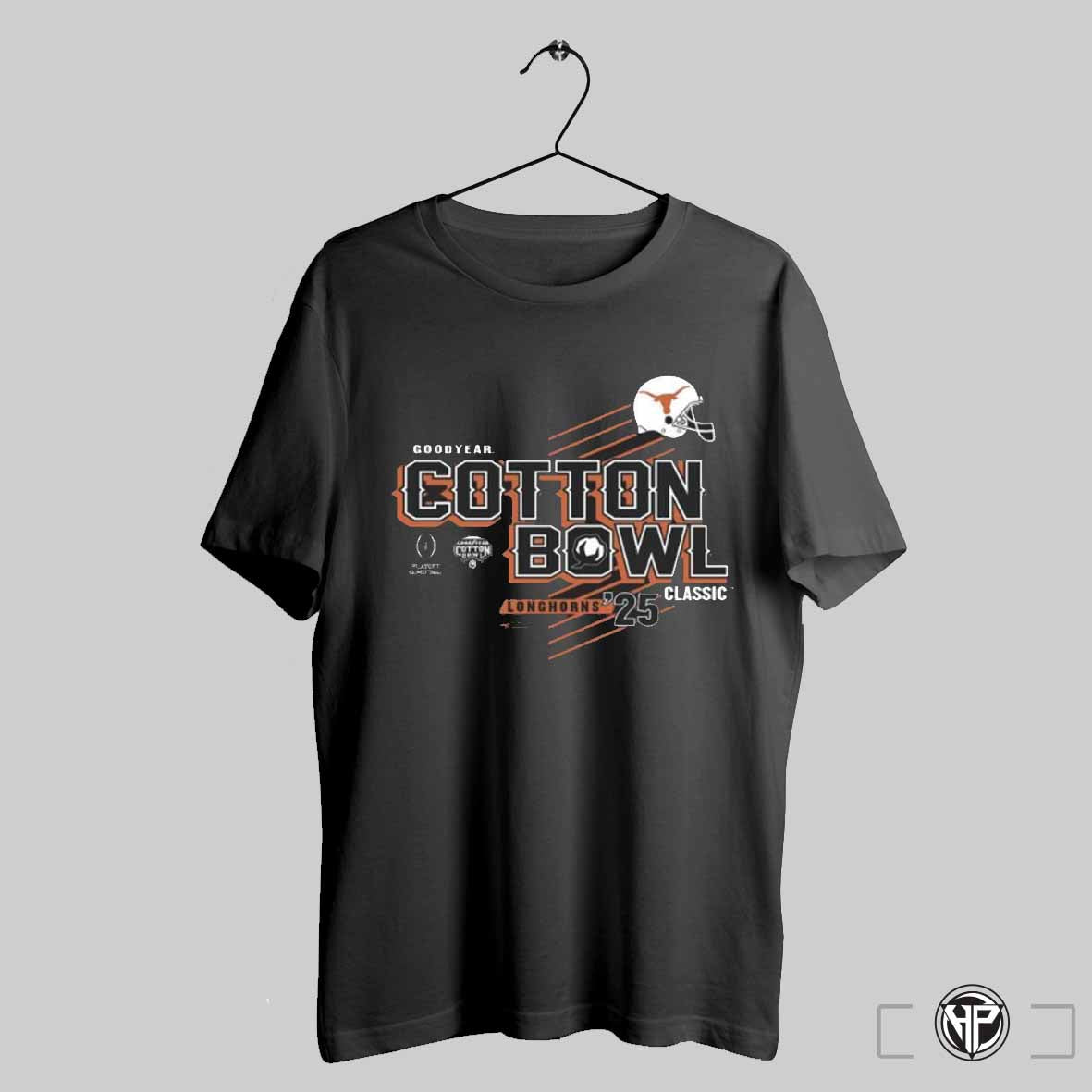 2025 Goodyear Cotton Bowl Classic Texas Longhorns Helmet Lst Shirt Trendy Sweatshirt