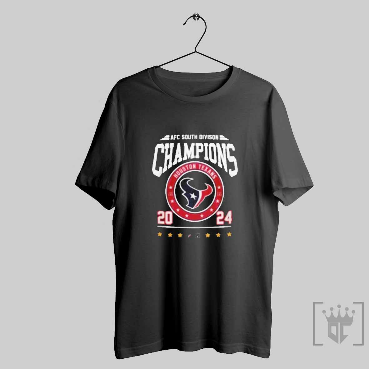 2024 Afc South Division Champions Houston Texans Top Of The Foot Chain T Shirt