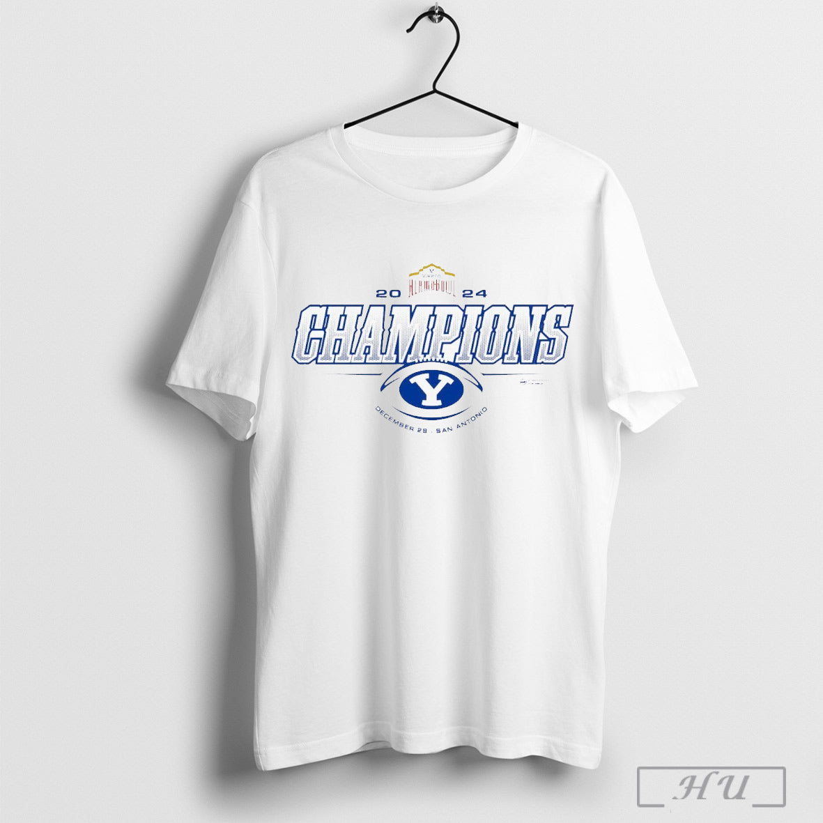 Brigham Young Cougars Valero Alamo Bowl 2024 Champions December 28 San Antonio T Shirt